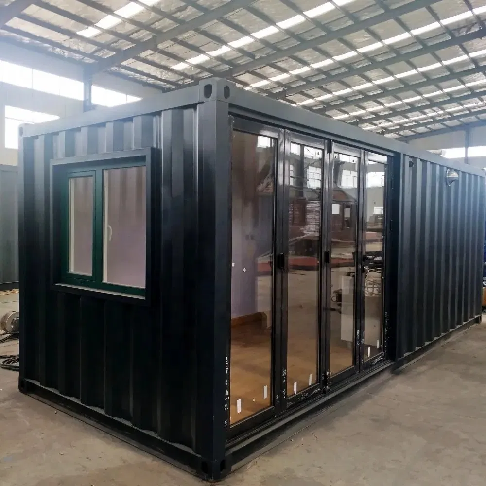 One Stop 20FT Ready Cabin Prefabricated Modern Villa Shipping Life Modern Glass Modular Kitchen Bathroom Affordable Container House