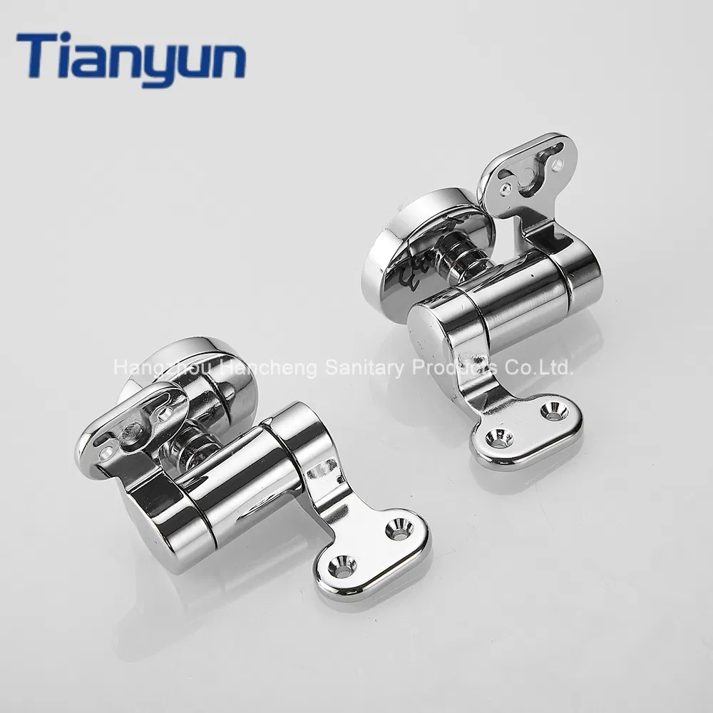 Two-Piece High-Torque Metal Soft-Close Damper Hinges for MDF Toilet Seats