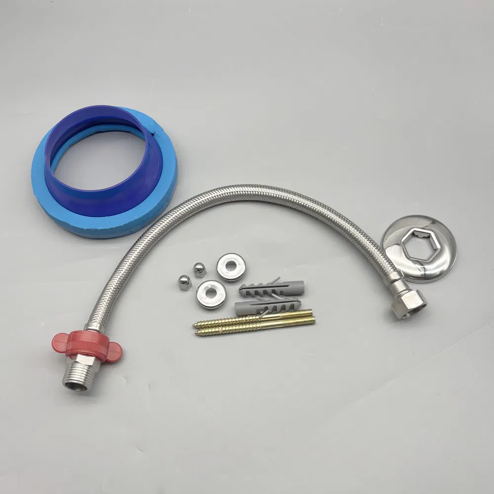 Brazil Construction Sanitary Ware Toilet Fixing Fittings Rubber Gasket with Toilet Hose