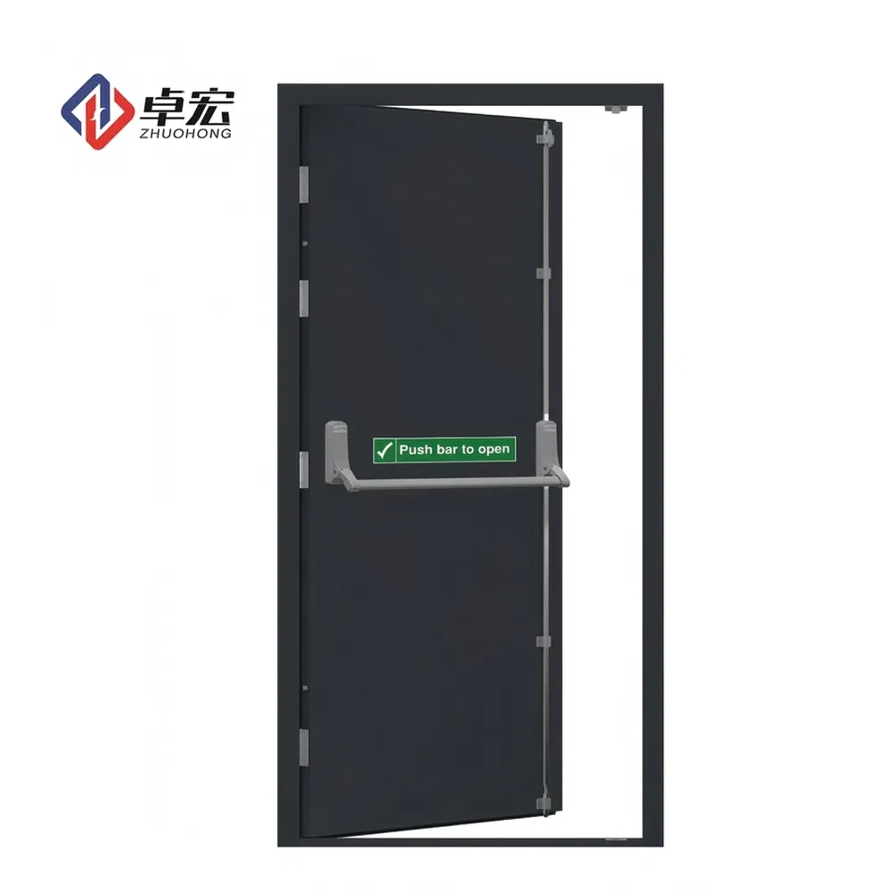 Resistant to Deformation Metal Soundproof Steel Fire Rated Door for Hospital Wards
