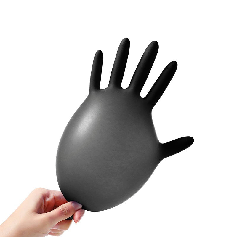 China Manufacturer Black Disposable Vinyl Safety Examination Protective PVC Nitrile Exam Glove for Hospital/Household/Beauty/Food