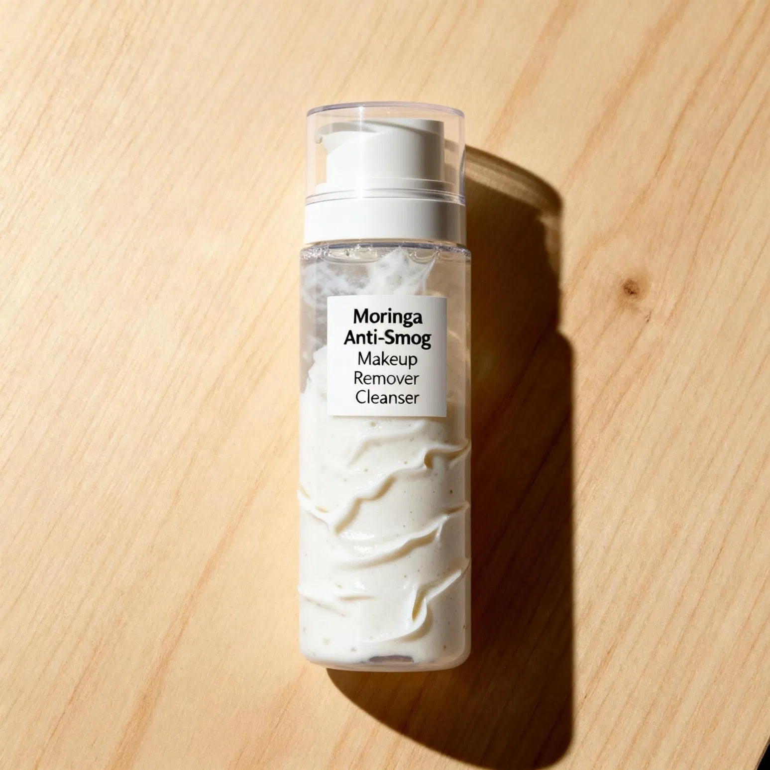 Professional Ophthalmic Tested and Mild Cleansing Face Cleanser with Moringa Oil and Bisabolol for Delicate Eye Lipid Layer Protection