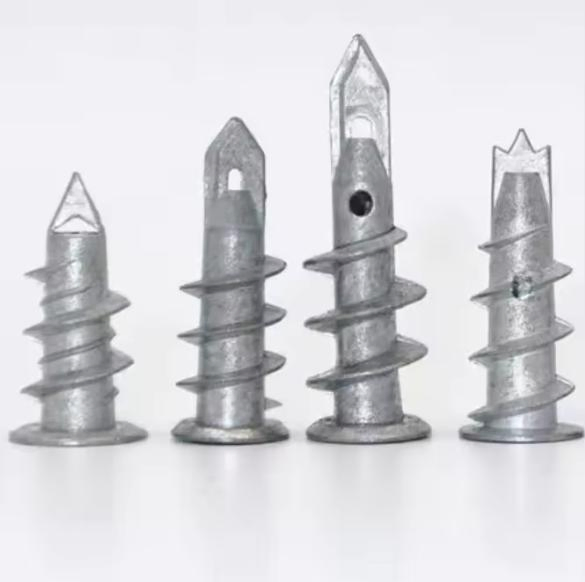 Саморезный анкер для гипсокартона из цинкового сплава