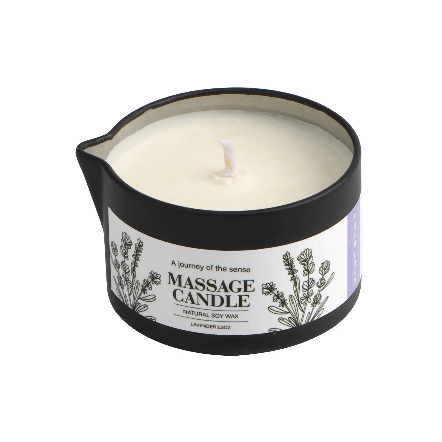 Soothing Natural Massage Candles with Plant Extracted Essential Oils