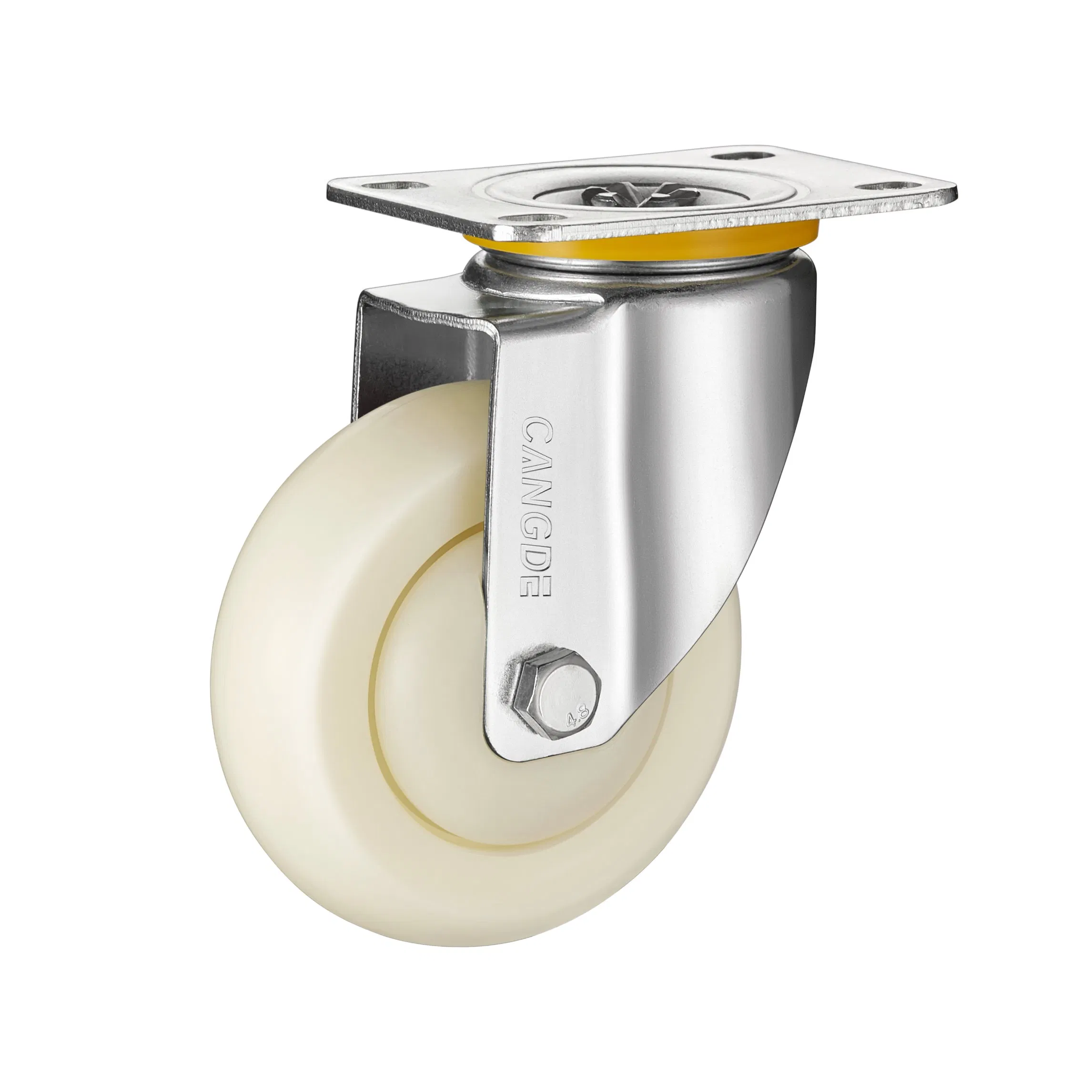 31series 3-5 Inch Single Wheel Caster M12*30 Thread Stem PP Material