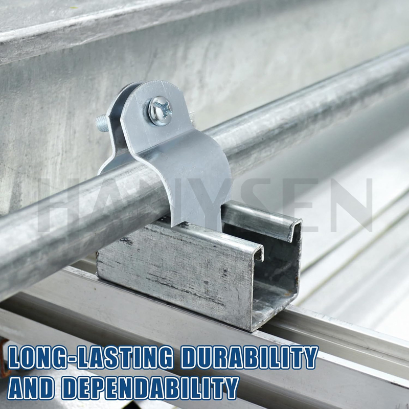 Steel EMT Rigid Conduit and Pipe Strut Clamps