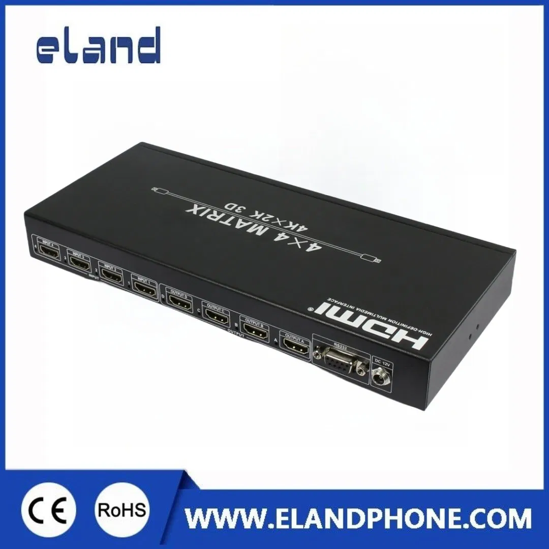 Матричный коммутатор HDMI 4x8 4K