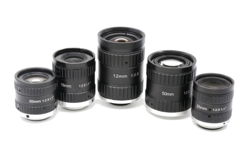 Объектив C-Mount 25mm F2.8 для машинного зрения 20МП