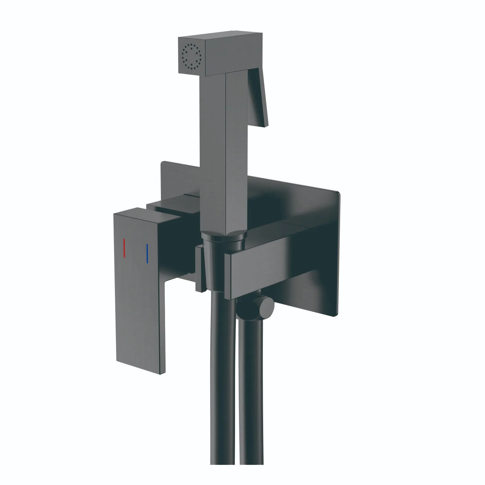 Смеситель для биде латунный Luxury Brass с распылителем