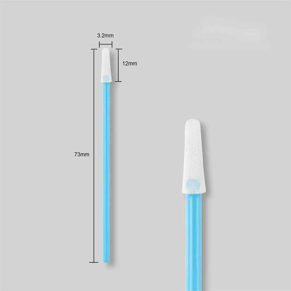 Custom Packaging Reusable Disposable Double Polyester Head Cleanroom Swabs