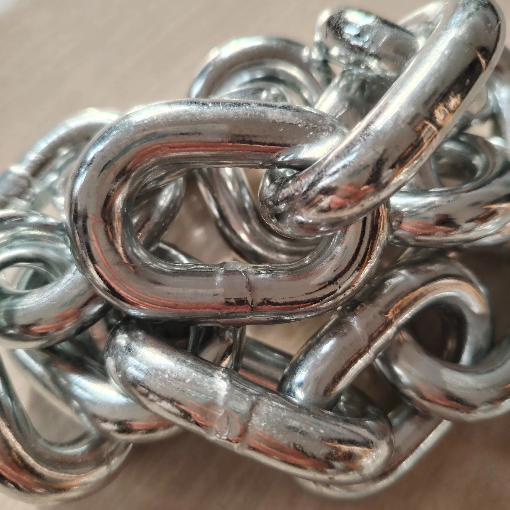 10mm Galvanized DIN766 Short Link Chain Weldless
