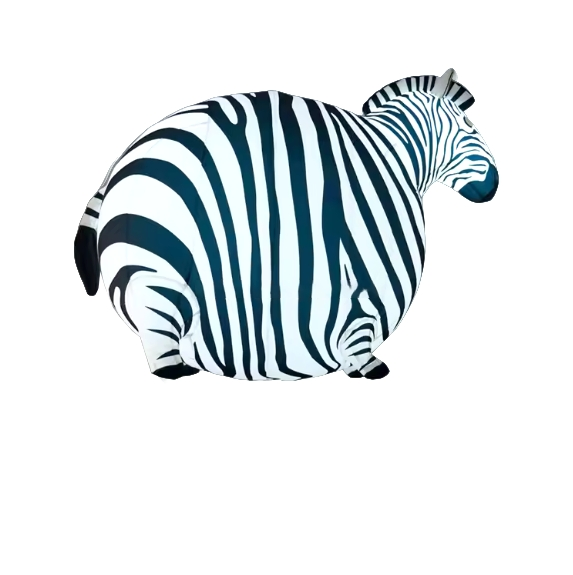 Vibrant Zebra Money Machine Inflatable Booth for Promotions