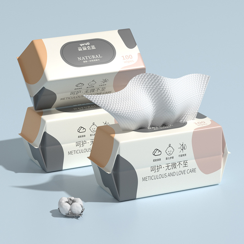 One-Time Extraction Type Paper Wholesale Beauty Salon Cleaning Face Towel Cotton