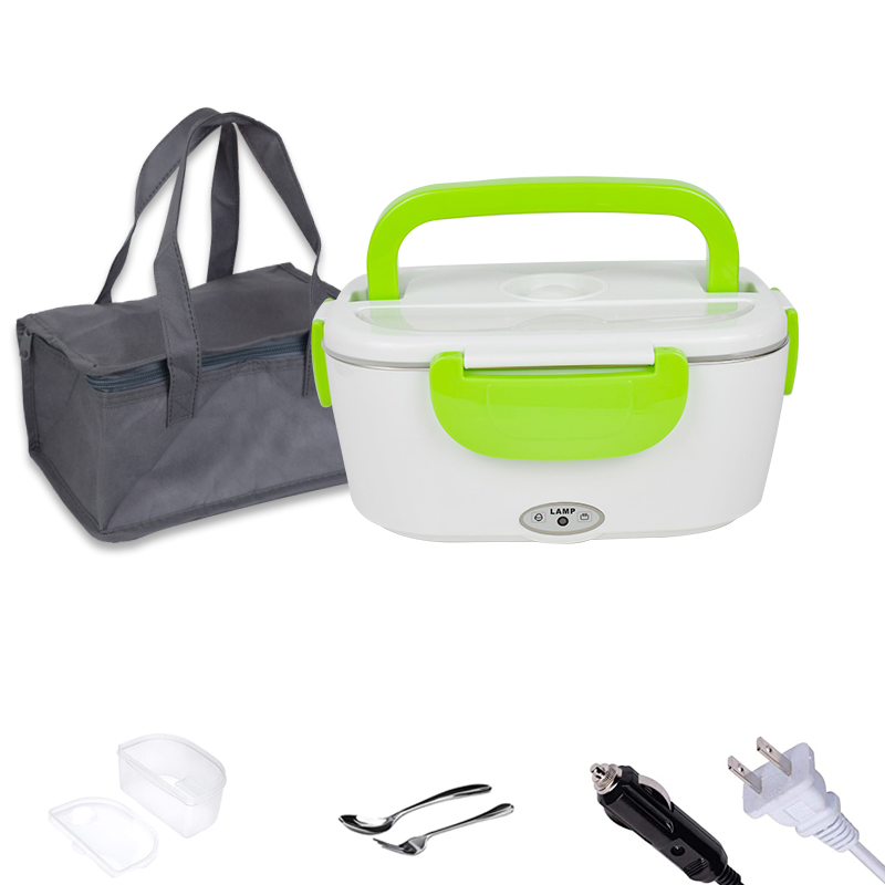 Premium Electric Lunch Box with Stainless Steel Double Layer Design