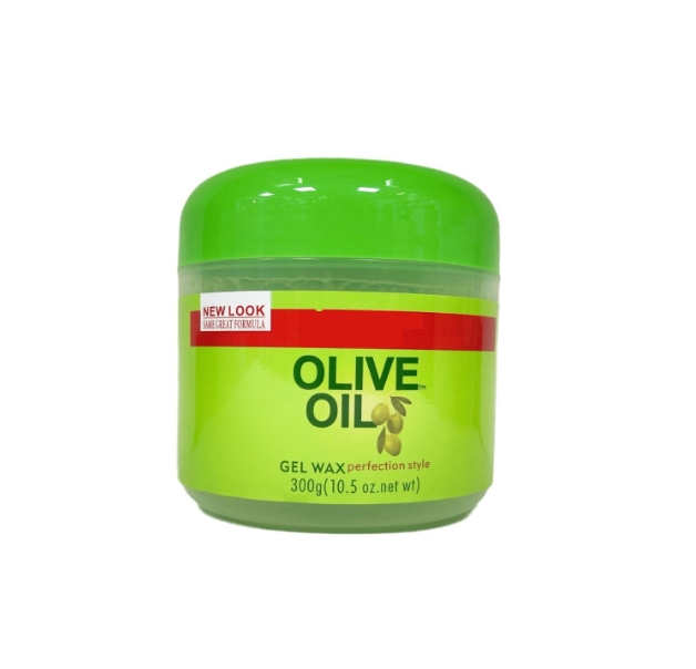 Strong Hold Hair Styling Hair Pomade Long Lasting Edge Control Hair Wax Olive Oil Gel Wax