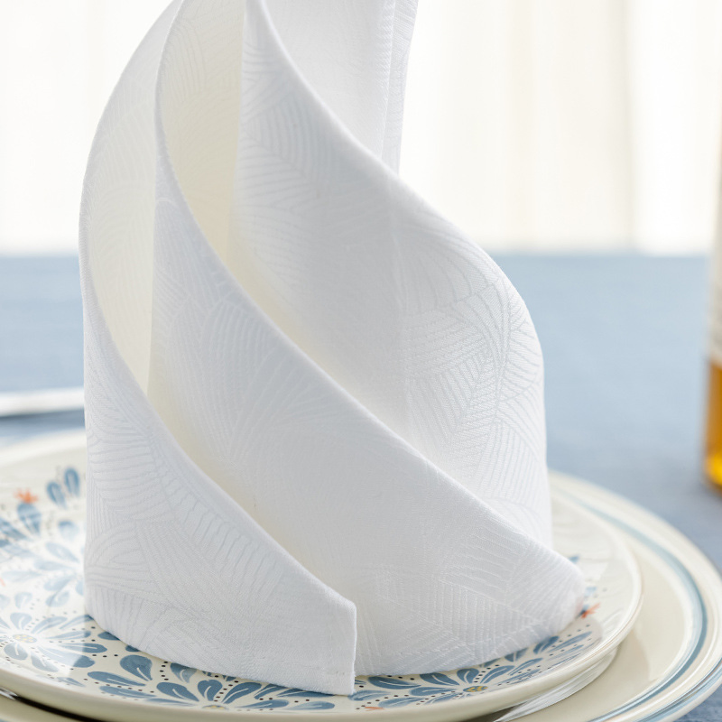 White Cloth Tablecloth Printed Tablecloth Bamboo Napkins Block Print Tablecloth Custom Napkin