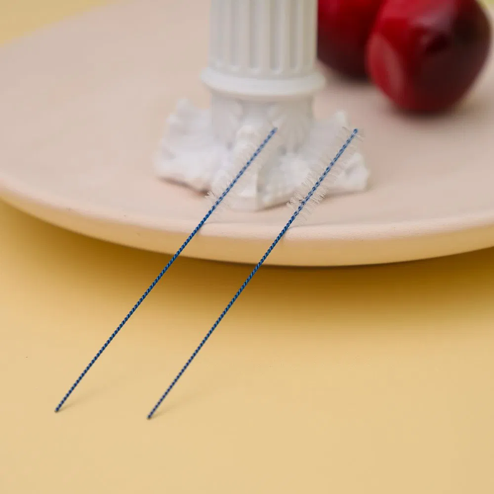 Professional Manufacturer Long Wire Handle Plastic Free Interdental Brush ISO4