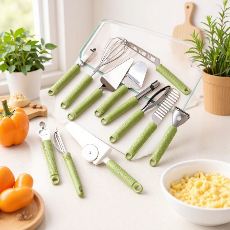 Wholesale Kitchenware Cooking Tools Pizzacutter Hot Sale Multifunctional Kitchenware Stainless Steel Knife Grater Kitchen Tools