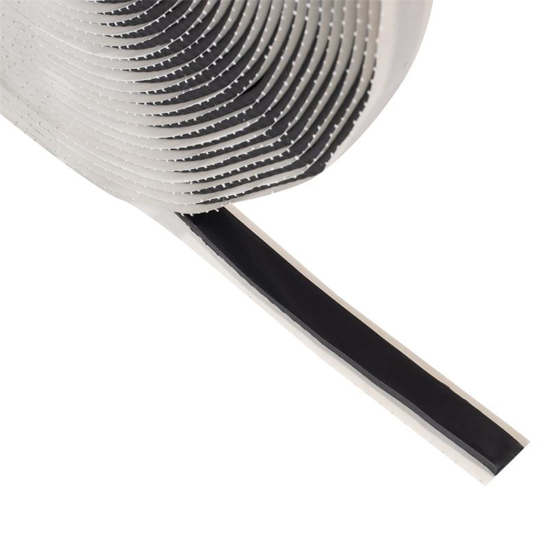 Double Sided Flexible Sealing Tape Rubberized Waterproof Black Self-Adhesive Butyl Sealant Tape