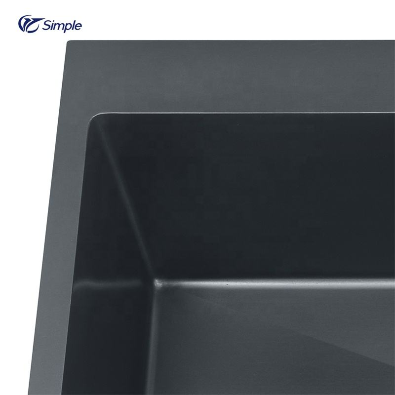 Commercial Black Double Bowl Kitchen Sink Stainless Kitchen Sink