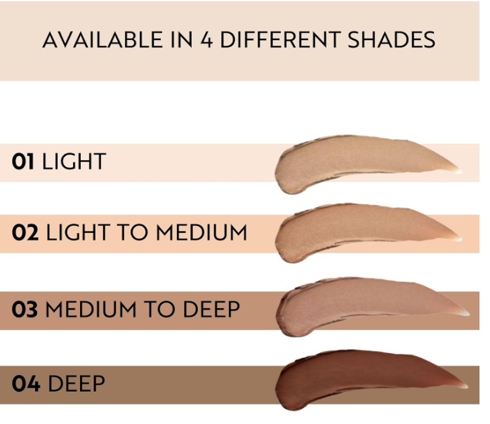 4in1 Primer, Foundation Concealer & Powdez