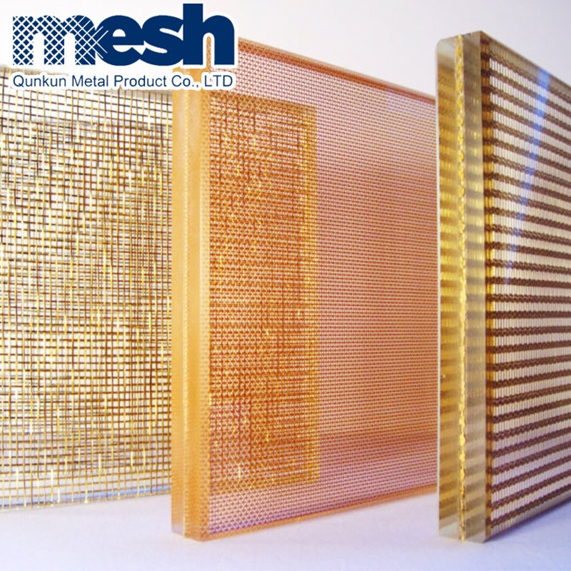 Laminated Glass Metal Mesh Curtain