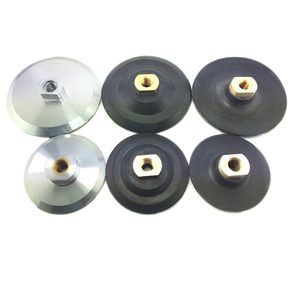 Stone Wet Polisher Polishing Metal Rubber Backer Pads