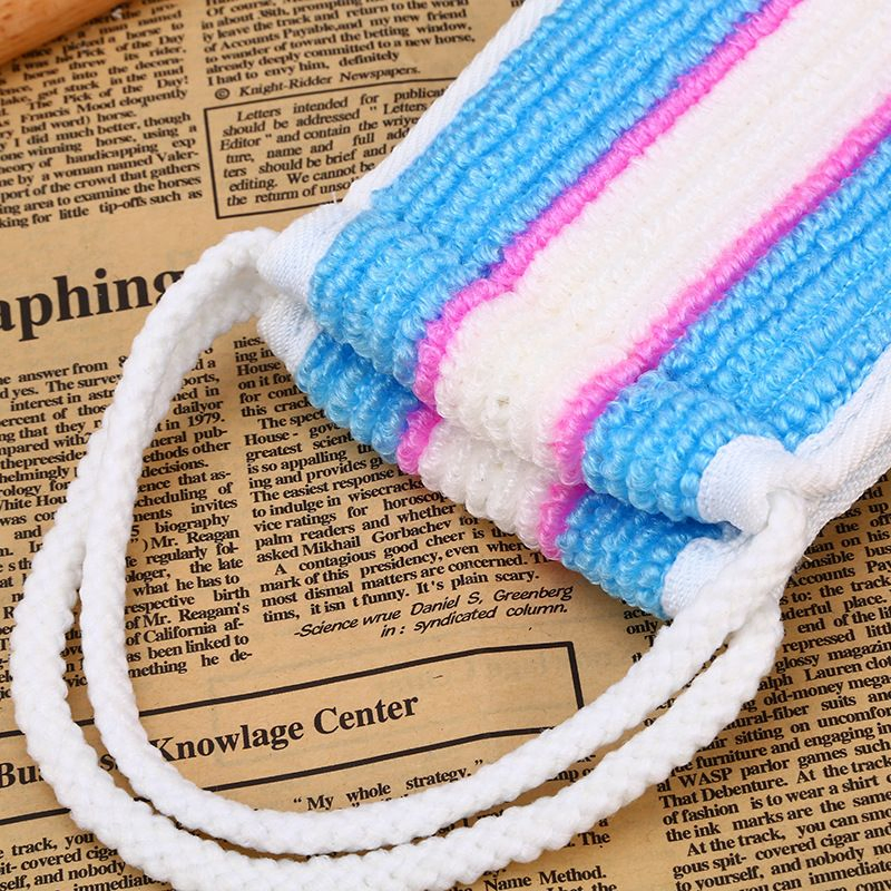 Exfoliating Washcloth Towel Body Scrubber Exfoliator Bath Back Scrubber for Shower