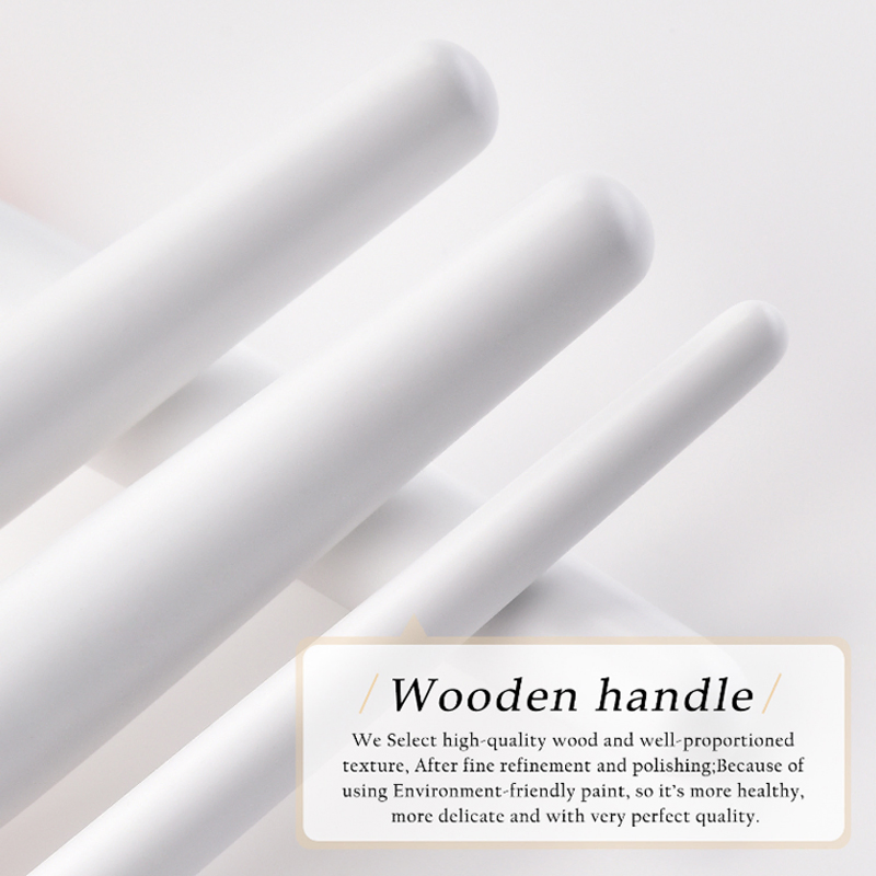 Professional Makeup Brushes Cosmetic Beauty Tool Kits with Wooden Handle Face Powder Foundation Brush