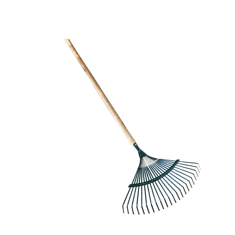 Hautine R114 Lawn Rake with Wood Handle