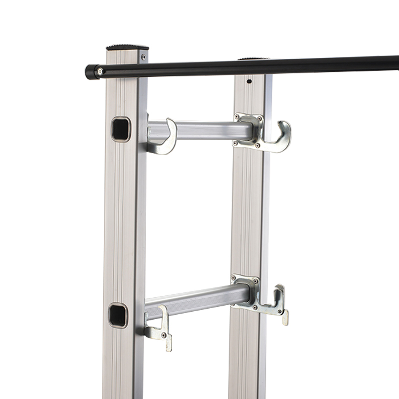 Direct Supplier Factory Aluminum Multipurpose Scaffolding Ladder with Platform 6+6 Steps