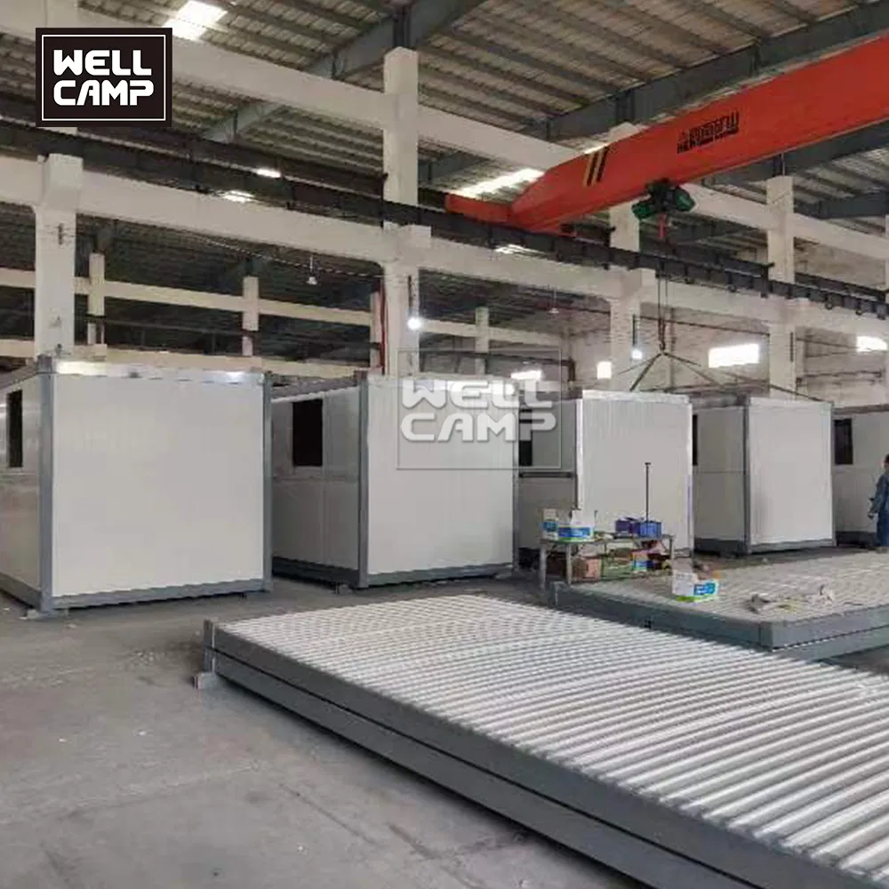 Hot Sale Caravan Collapasible Fast Install Labor Camp Foldable Container Homes Price