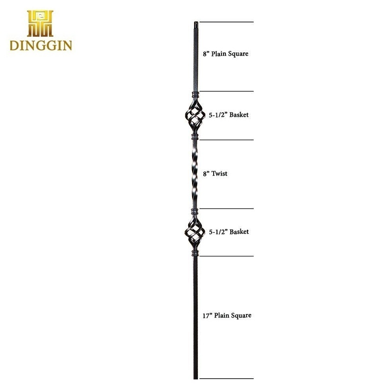 Wrought Iron Baluster Stair Baluster