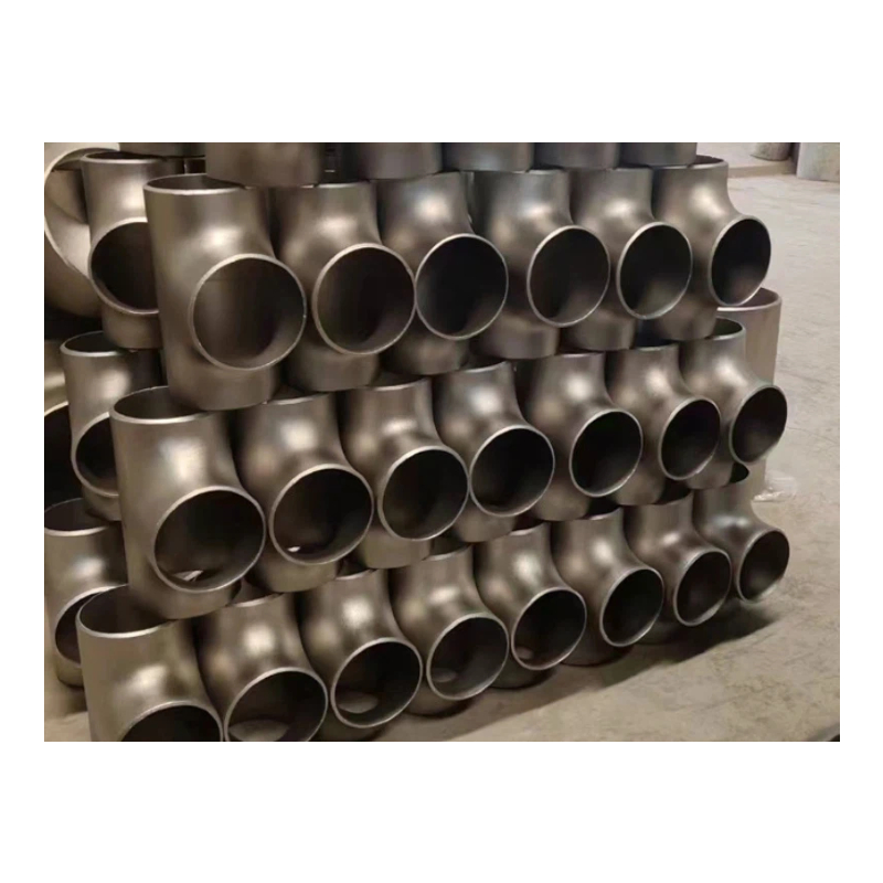 Carbon Steel Welded Tee, Stainless Steel Stub End, Industrial Welded Seamless Pipe Fittings, Equal/Reducing Tee Cross 316L