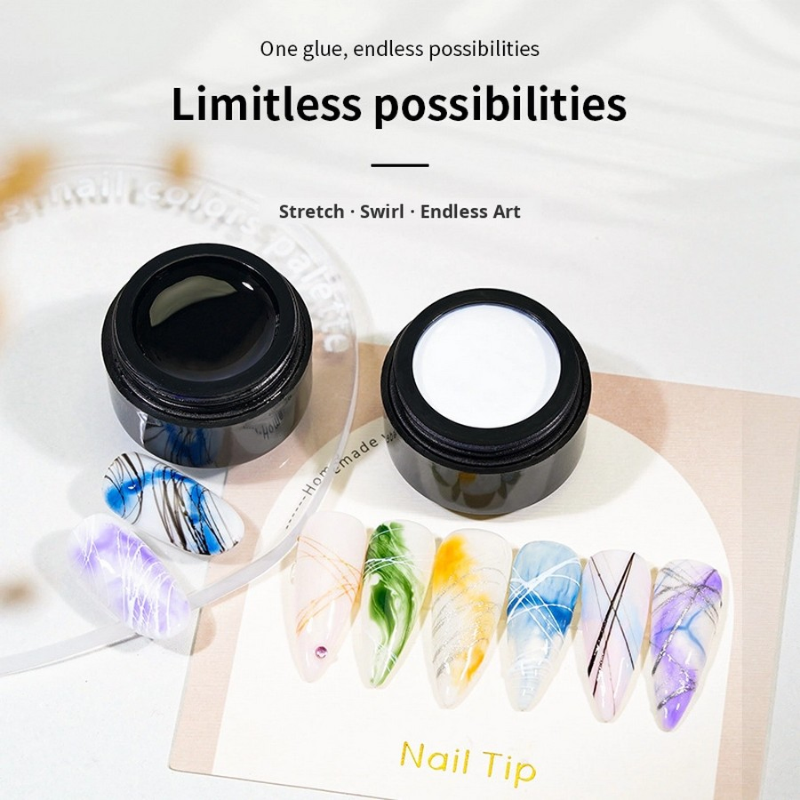 7.5ml Ice Clear Gel Nail Polish OEM Bottle 20 Colors Salon Art Polish for DIY Manicure