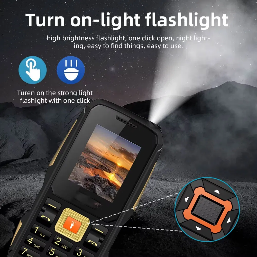 Кнопочный телефон SP68 с 2 SIM, GPS и поддержкой 4G