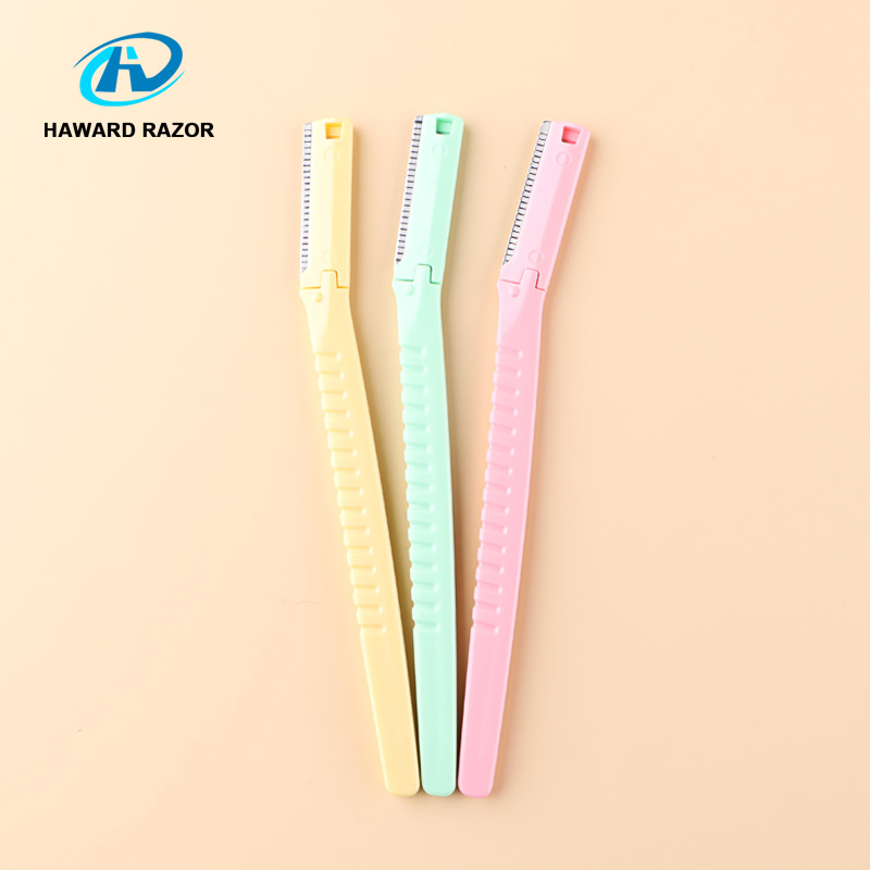 D105 Ready to Ship Low MOQ Beauty Tool Safety Eyebrow Shaper Razor