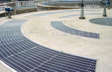 Drain Cover Steel Grating, Manhole Cover Grating for Walkway
