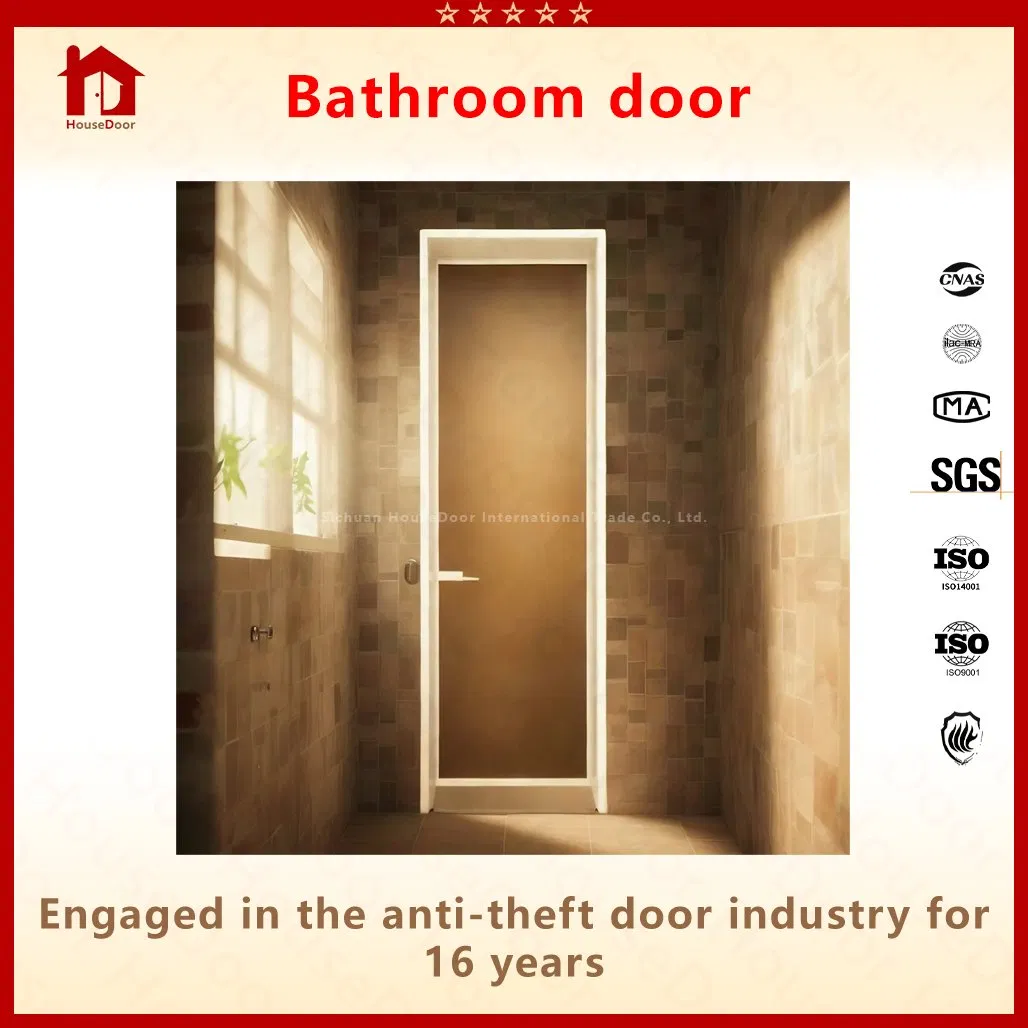 Premium Aluminum Alloy Bathroom Sliding Door - Custom Shower Enclosure with Frosted/Clear Tempered Glass, Anti-Leak, Easy Install
