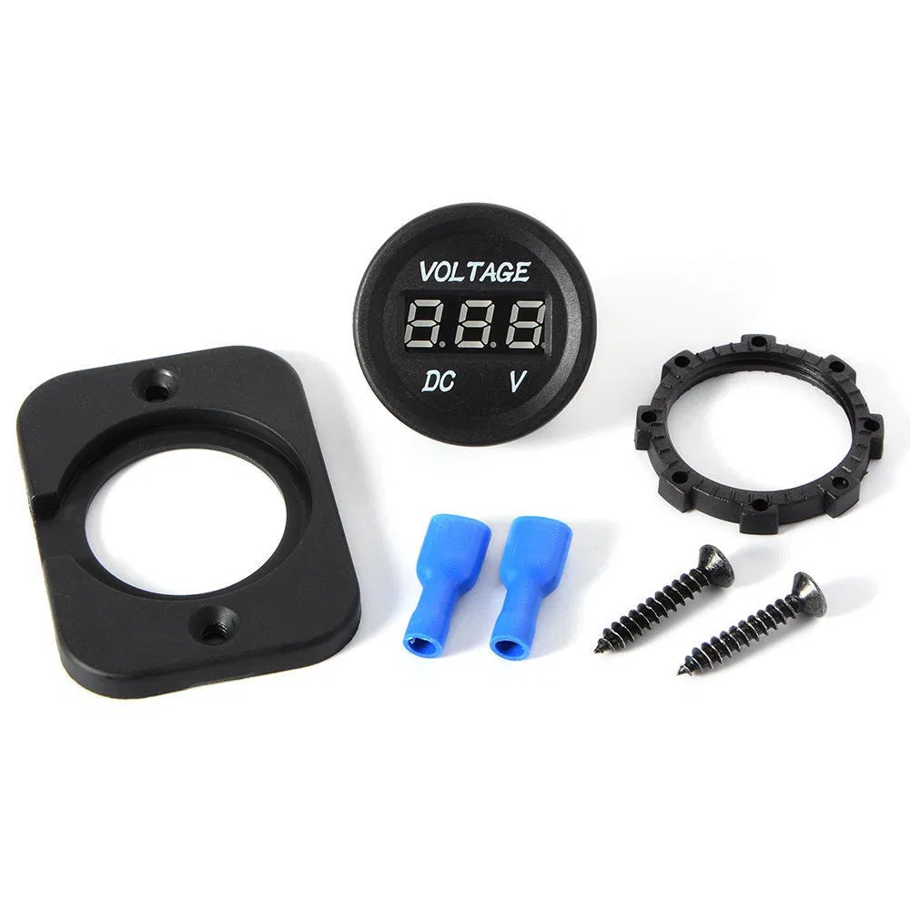 DC 12-24V LED Waterproof Digital Voltmeter Panel Meter