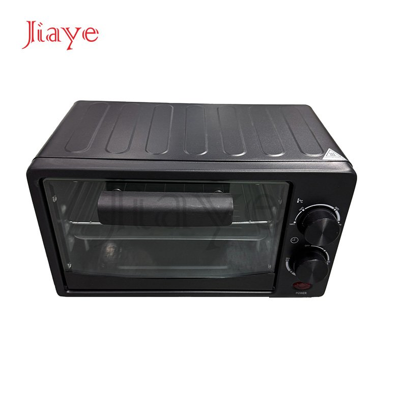 Portable Black Digital Controlled Toaster Oven Small Kitchen Cooker for Baking Bread Cake Oven