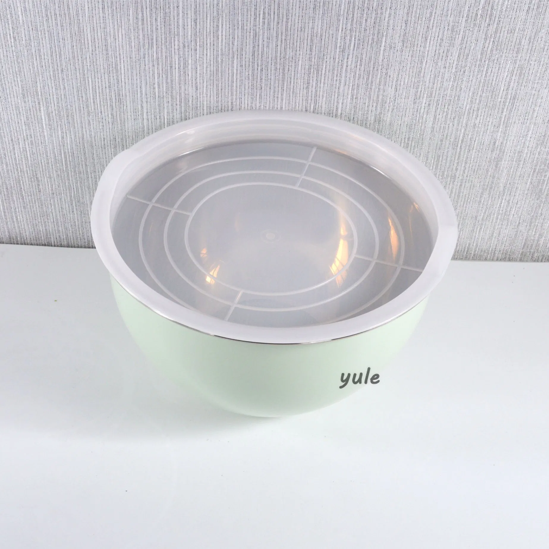 European Fruit Bow 5PCS Korean Style Washing Vegetable Food Serving Stainless Steel Salad Bol with PE Plastic Lid Germany Bowl