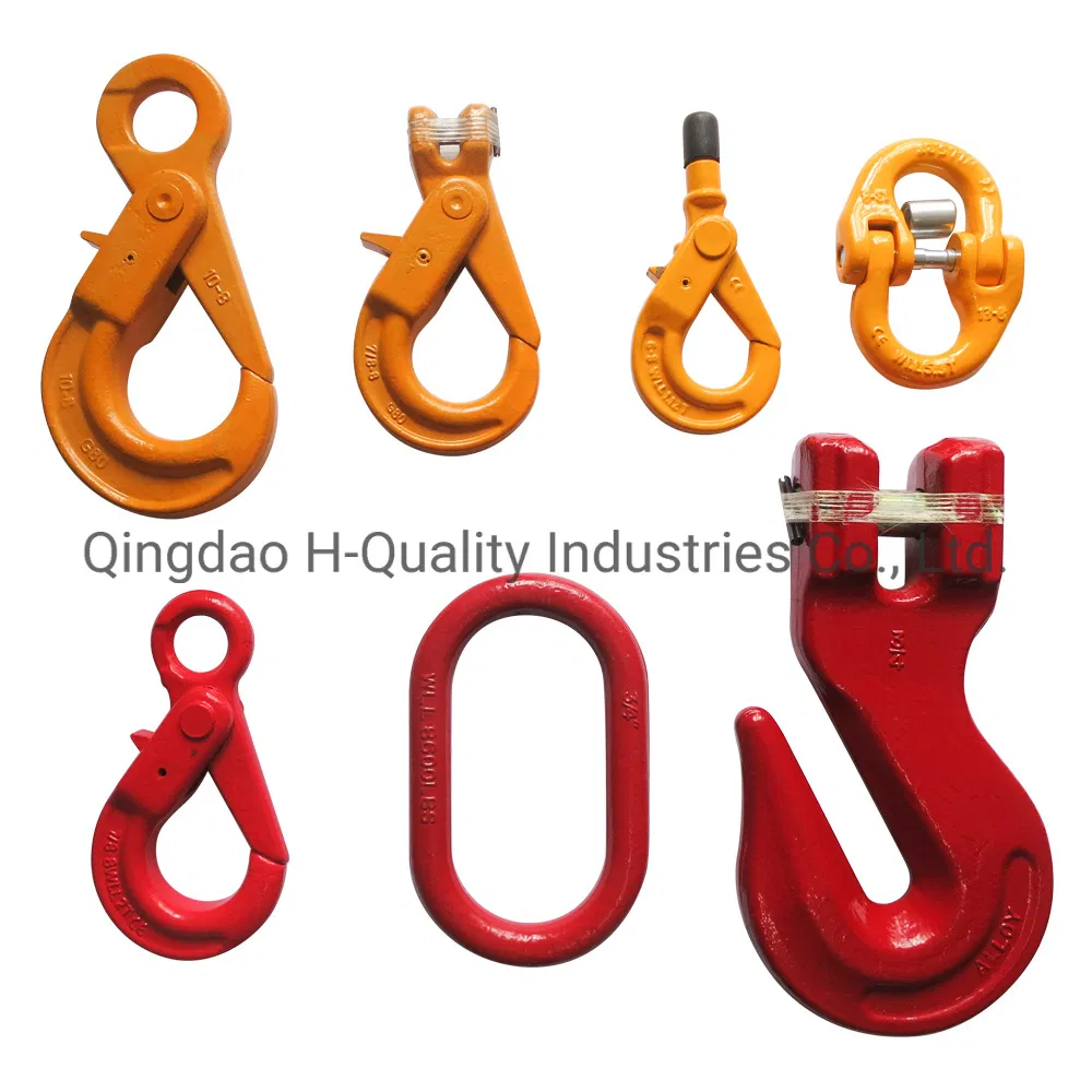 G80 High Quality Rigging Drop Forged Alloy Steel Chain Lifting Clevis Grab Hook