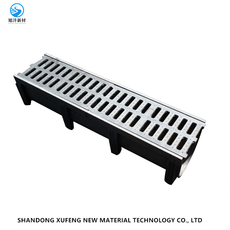 Дренажный лоток U-образный En124 A15 FRP/GRP U100-60-1000