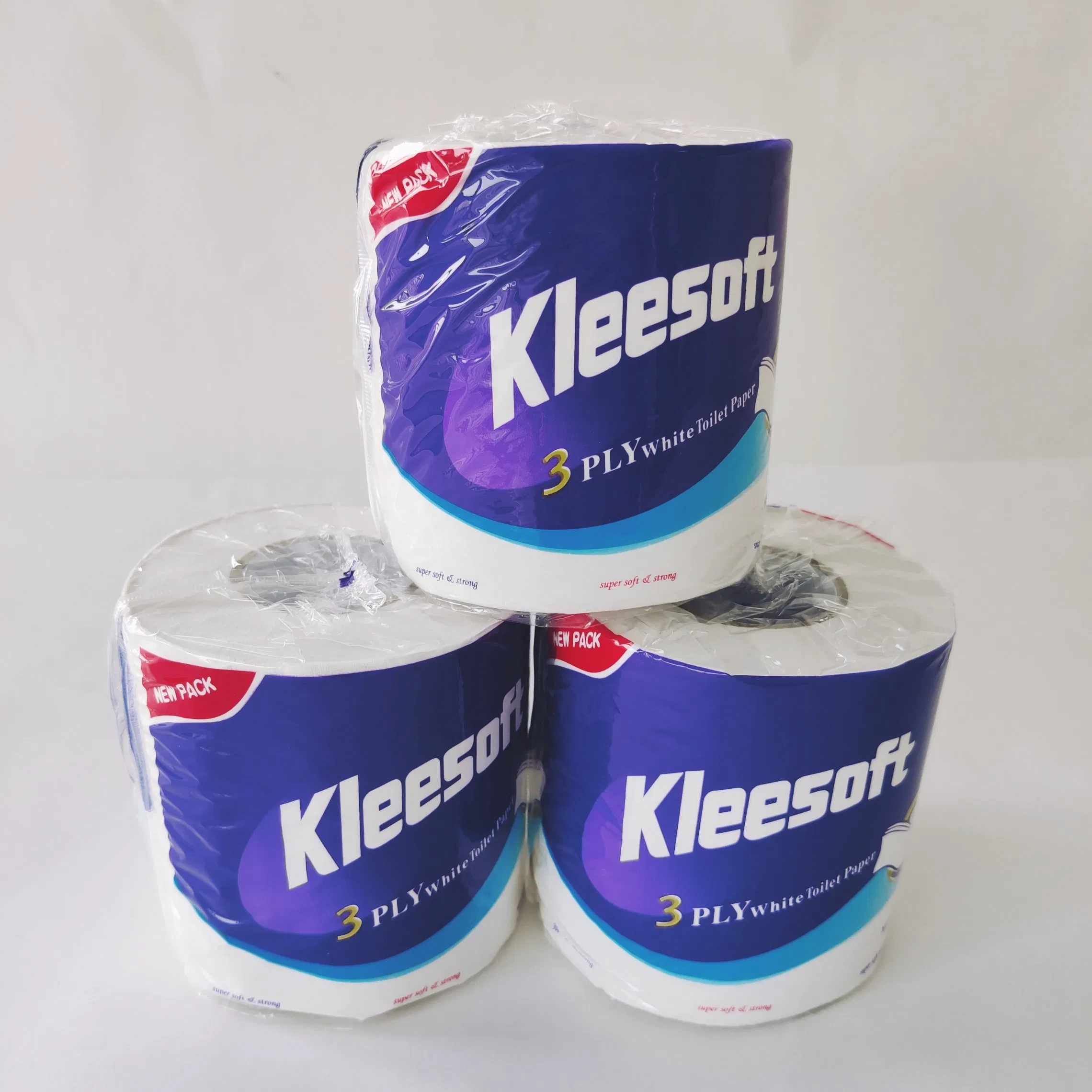 Wholesale High Quality Sanitary Disposable Printed Jumbo Roll Toilet Tissue Paper for Bathroom/Hotel/Home