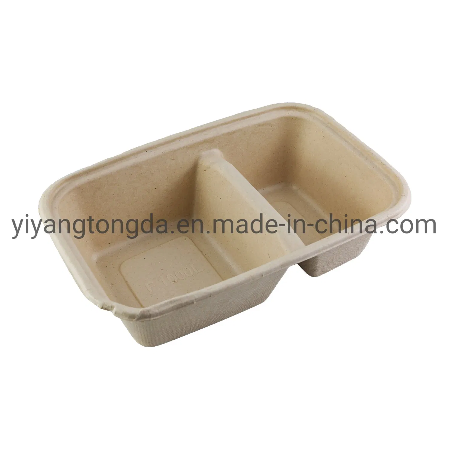 Disposable 750ml Sugarcane White Bagasse Food Containers