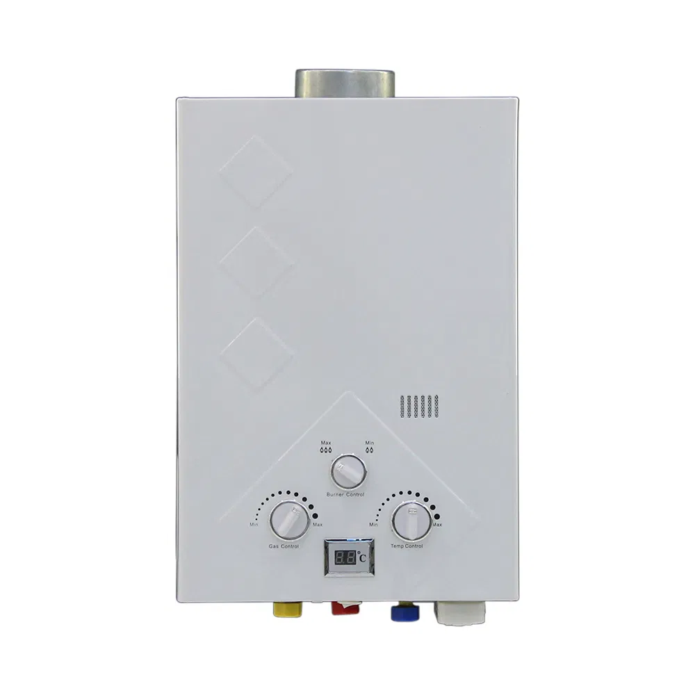 Copper Tank Flue Gas Heater with 3-Knob Interface 12-24kw Power