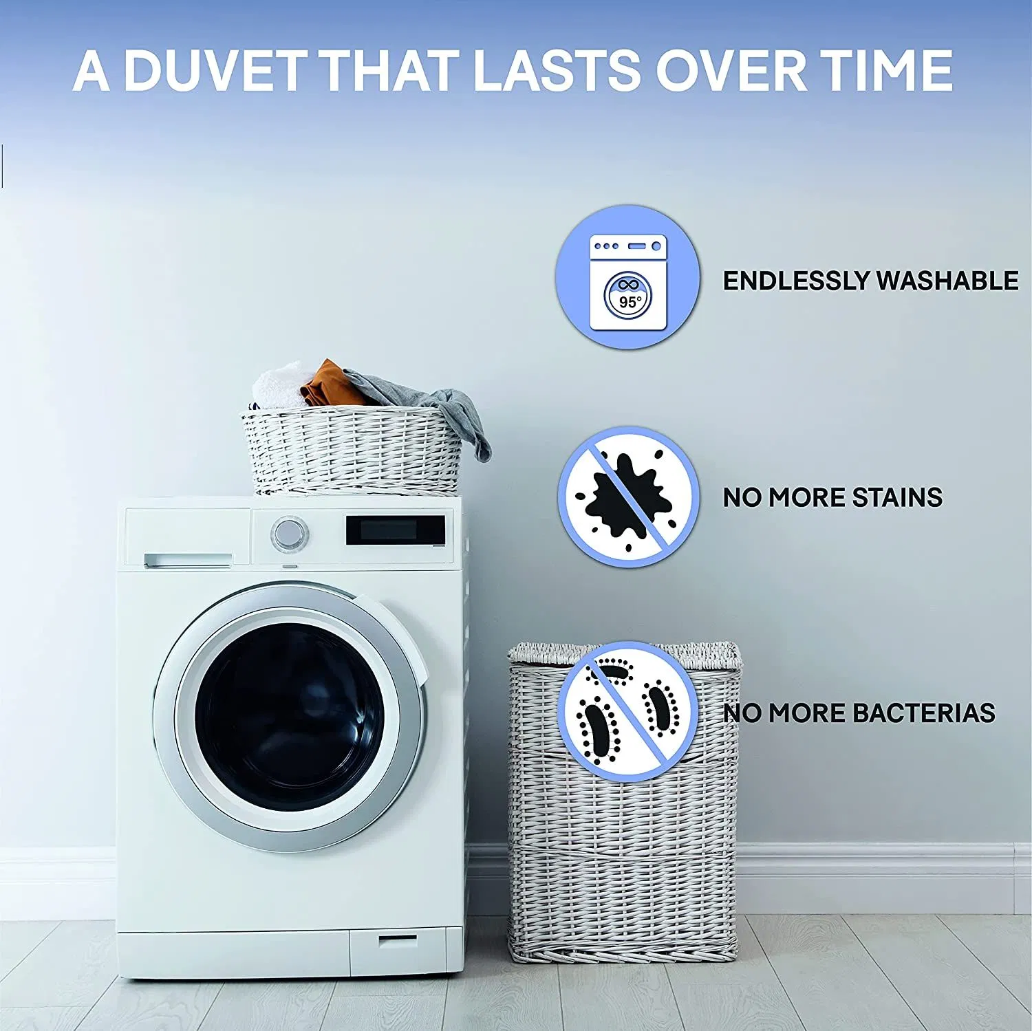 Kids Microfibre Duvet Set 100 X 135 Cm Including Comforter and Head Pillow 40 X 60cm