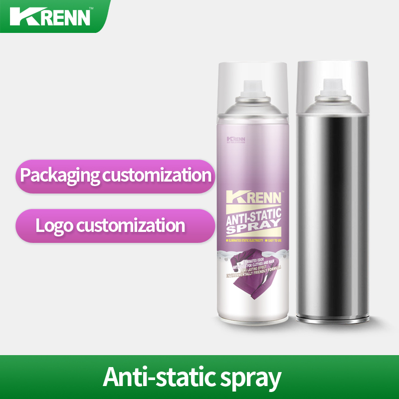 Krenn Custom Household Care Products Eliminate Static Electricity Antistatic Spray Aerosol Anti-Static Spray for Clothes