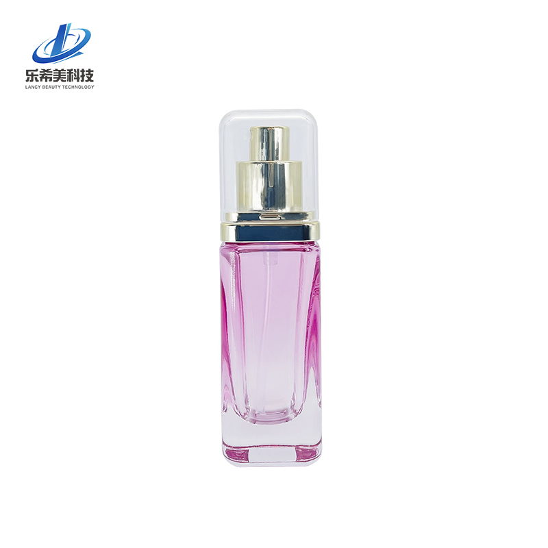 80/120ml Pump Bottle Lotion Pump Bottle Empty Glass Lotion Bottle Cosmetic Packaging Round-Shape Screw Bottleneck Sealing with Thread Cap Pump Bottle